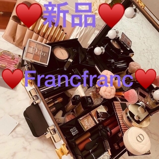 新品未使用♡Francfranc♡ヴァリーズ ハリウッドボックス ホワイトS ♡