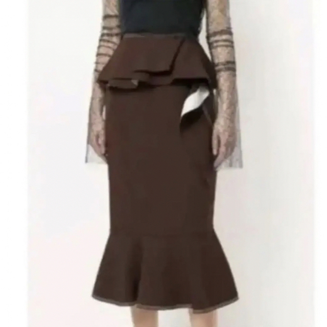 RESTIR(リステア)のIRENE レイヤードフリルスカート レディースのスカート(ロングスカート)の商品写真