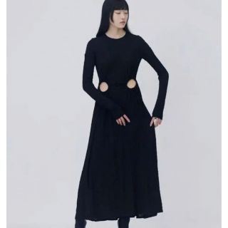 マメ(mame)の【fetico】jq jersey cutout dress(ロングワンピース/マキシワンピース)