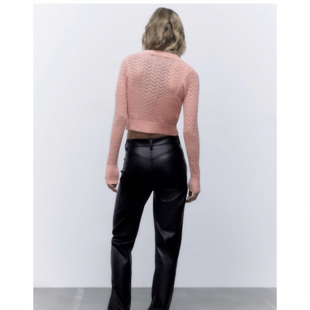 ZARA - 新品 ZARA 今季 オープンニット ビジューボタン ZARA - 新品 ZARA 今季 オープンニット ビジューボタン