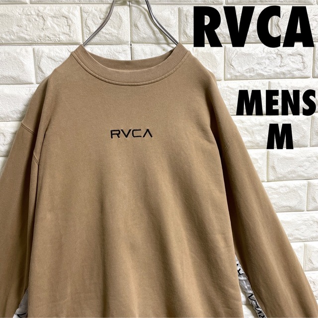 RVCA ルーカ　スウェットトレーナー　刺繍ロゴ　メンズMサイズ