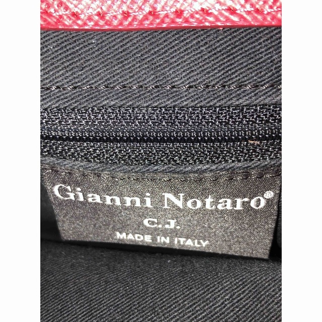 GIANNI NOTARO ジャンニノターロ　巾着　赤　イタリア 5