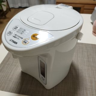 タイガー(TIGER)のタイガー マイコン電動ポット 2.2L ホワイト PDR-G221W(電気ポット)