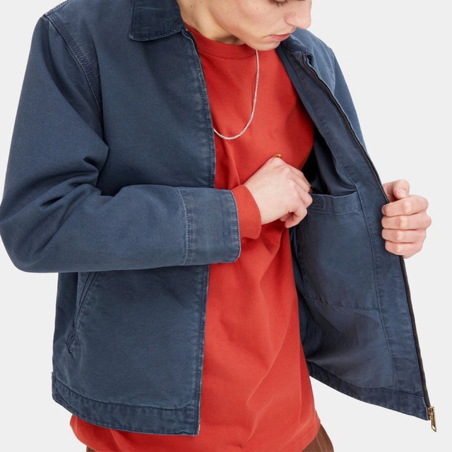 新品未使用】Carhartt デトロイトジャケットstormblue | angeloawards.com
