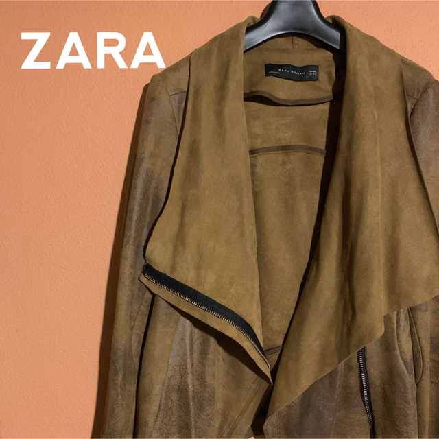 ZARA スエード　ライダース