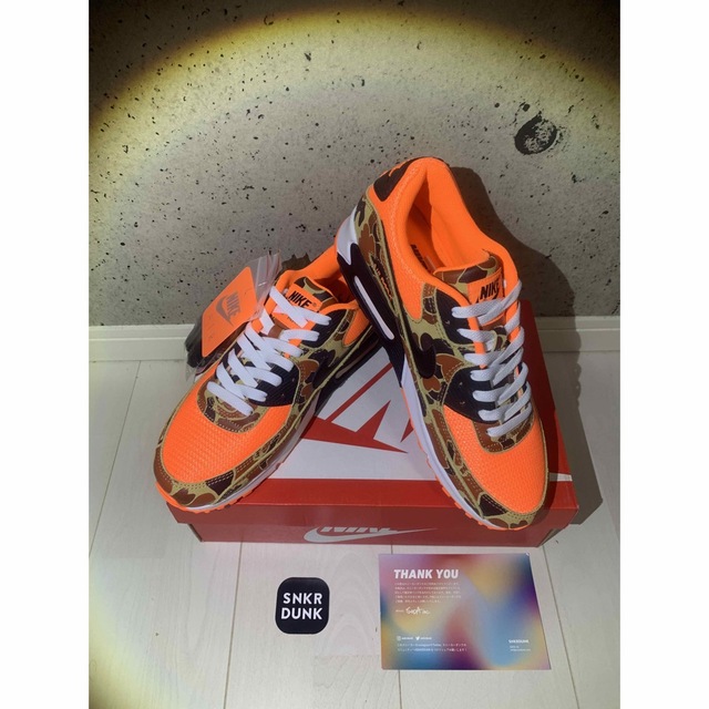 希少NIKEナイキair max 90オレンジカモORANGE CAMO新品