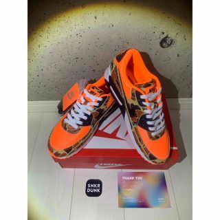 ナイキ(NIKE)の希少NIKEナイキair max 90オレンジカモORANGE CAMO新品(スニーカー)