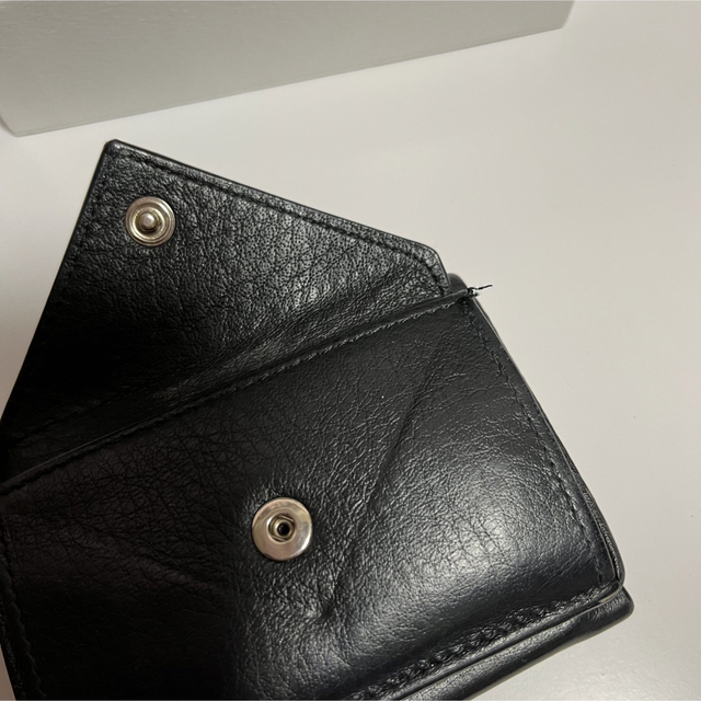 付属品完備✨バレンシアガ　三つ折り財布　タッチミニ　キルティング　レザー　黒