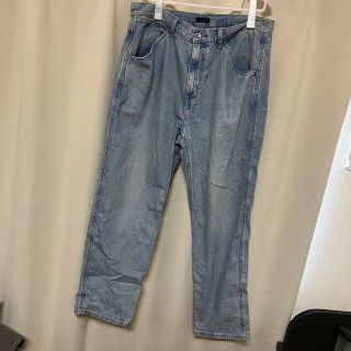 ユニクロ(UNIQLO)のワイドフィットジーンズ 62BLUE サイズ36(デニム/ジーンズ)