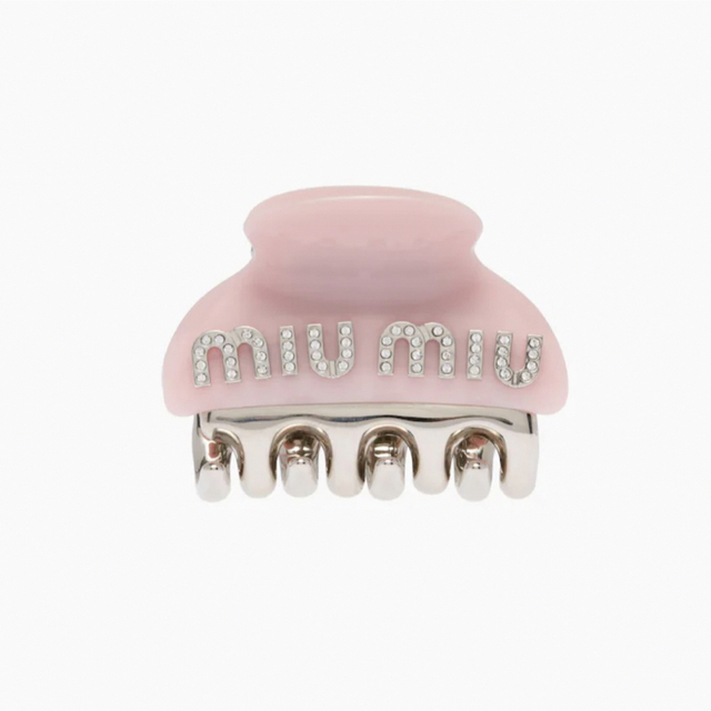 miumiu ヘアクリップ レディースのヘアアクセサリー(バレッタ/ヘアクリップ)の商品写真