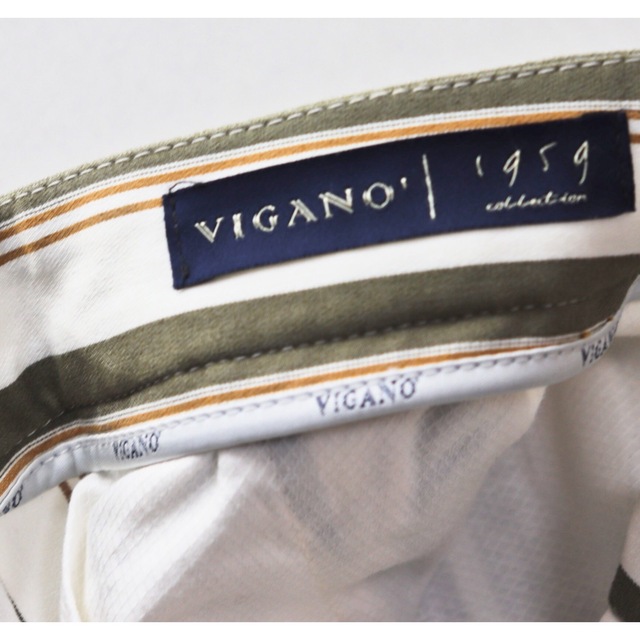 《ヴィガーノ》新品 イタリア製 ストレッチクロップドパンツ 38(W68)