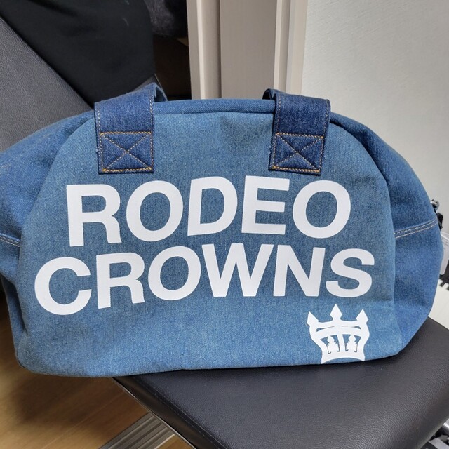 RODEO CROWNS(ロデオクラウンズ)のロデオクラウンズ　デニムボストンバッグ　新品 レディースのバッグ(ボストンバッグ)の商品写真