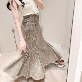 フレイアイディー チェック ロングスカート/マキシスカートの通販 300 フレイアイディー チェック ロングスカート/マキシスカートの通販 300