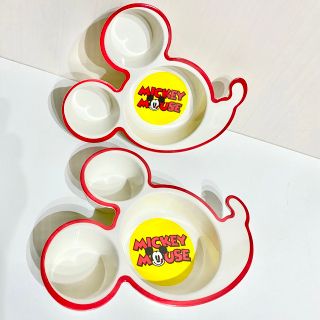 ディズニー(Disney)のミッキー プレートセット(食器/哺乳ビン用洗剤)