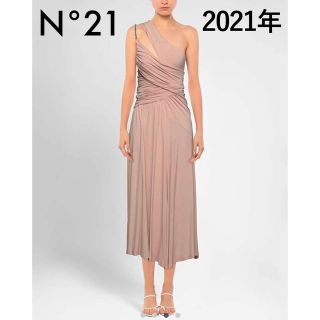 ヌメロヴェントゥーノ(N°21)のN°21 ヌメロヴェントゥーノ ワンピース ドレス ピンク 2021年製(ひざ丈ワンピース)