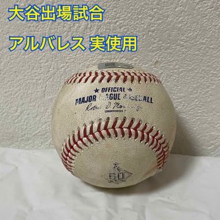 メジャーリーグベースボール(MLB)のアストロズ  アルバレス 2021年 実使用 vsエンゼルス 大谷出場試合(記念品/関連グッズ)