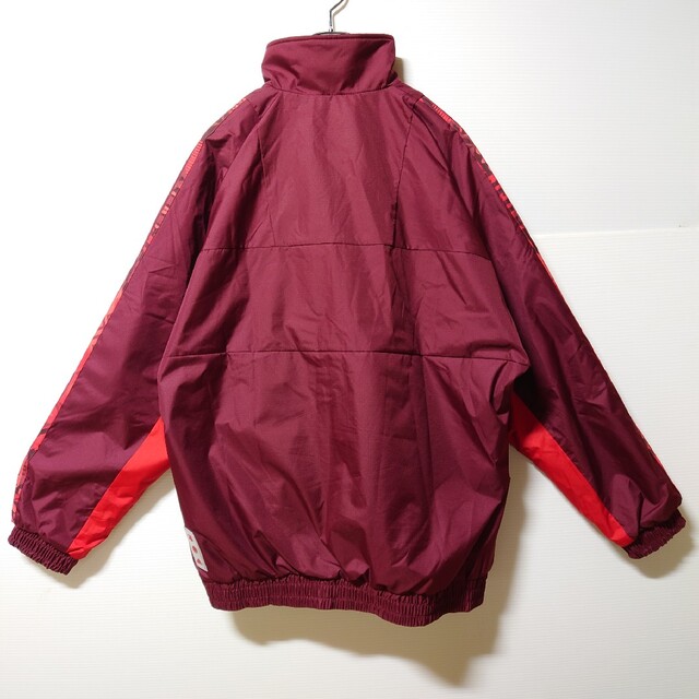 【リバーシブル】adidas★トラックジャケット★フリースブルゾン★赤★L 《超希少》adidas アディダス ジャケット フリースブルゾン レッド L
