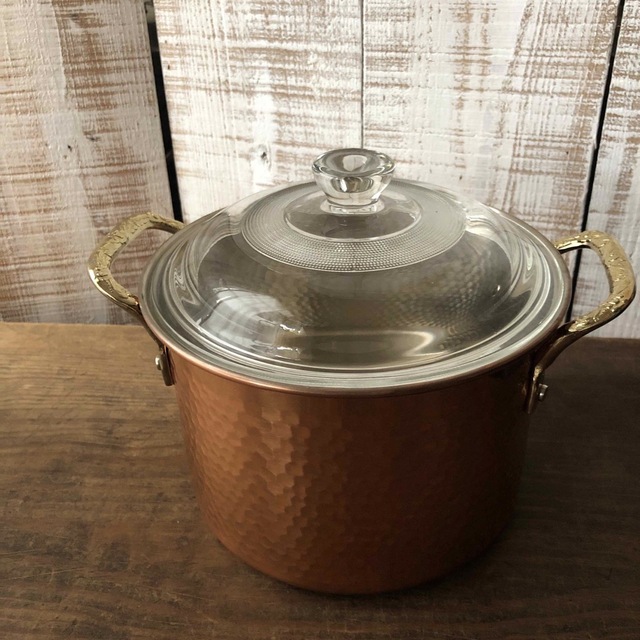 非売品】純銅製 燗銅壺鍋 銅鍋 姫野作 姫野寿一 銅鍋【未使用品