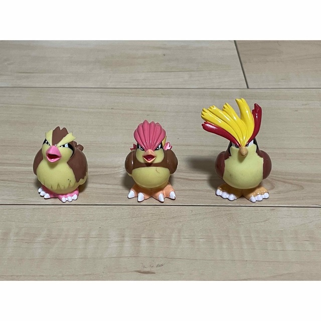 ポケモン指人形 ひこうタイプ3段階進化セット ポッポ ピジョン ピジョット | フリマアプリ ラクマ