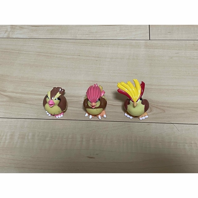 ポケモン指人形 ひこうタイプ3段階進化セット ポッポ ピジョン ピジョット