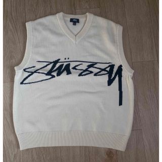 新品未使用 stussy ニットベスト 男女兼用 M