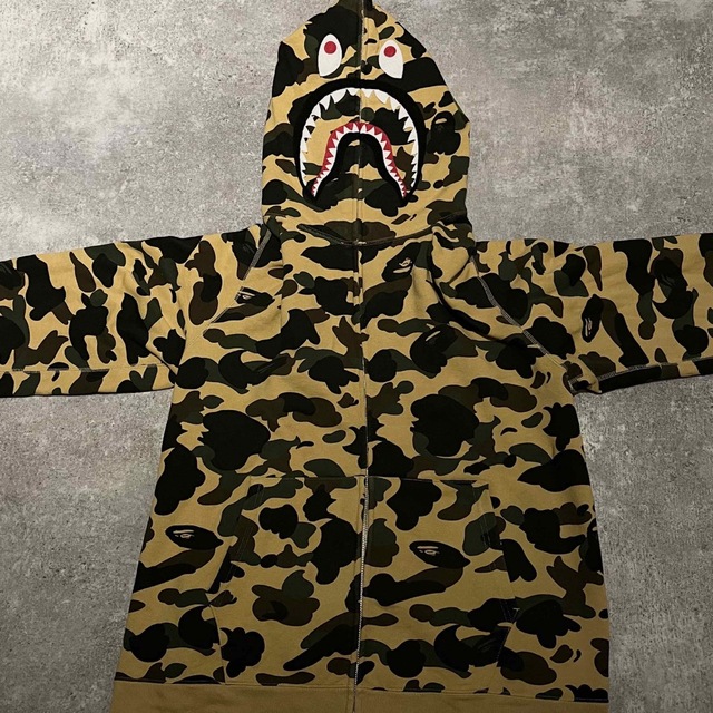 最安値級価格 SHARK CAMO 1ST - APE BATHING A FULL HOODIE ZIP