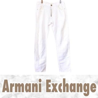 アルマーニエクスチェンジ(ARMANI EXCHANGE)のArmani Exchange ジーパン ジーンズ ホワイト 31(カジュアルパンツ)