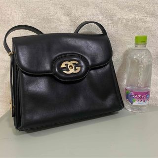 グッチ(Gucci)の良品　本革 オールドグッチ ワンショルダーバッグ レザーバッグ(トートバッグ)