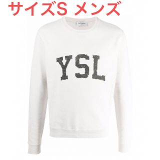 サンローラン(Saint Laurent)の美品サンローランパリ　ロゴスウェット　S(スウェット)