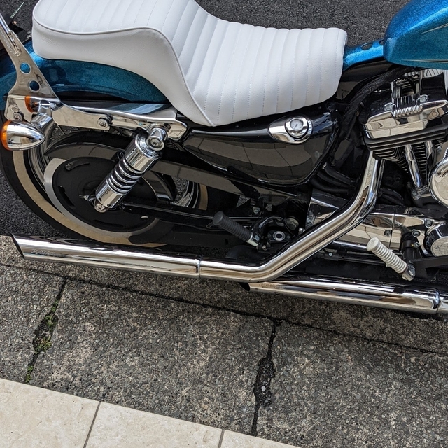 Harley Davidson(ハーレーダビッドソン)のハーレー　マフラー　パイソン　スポーツスター2014〜 自動車/バイクのバイク(パーツ)の商品写真