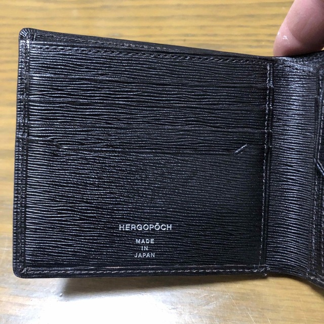 【セール中】HERGOPOCH エルゴポック 二つ折財布　美品 メンズのファッション小物(折り財布)の商品写真