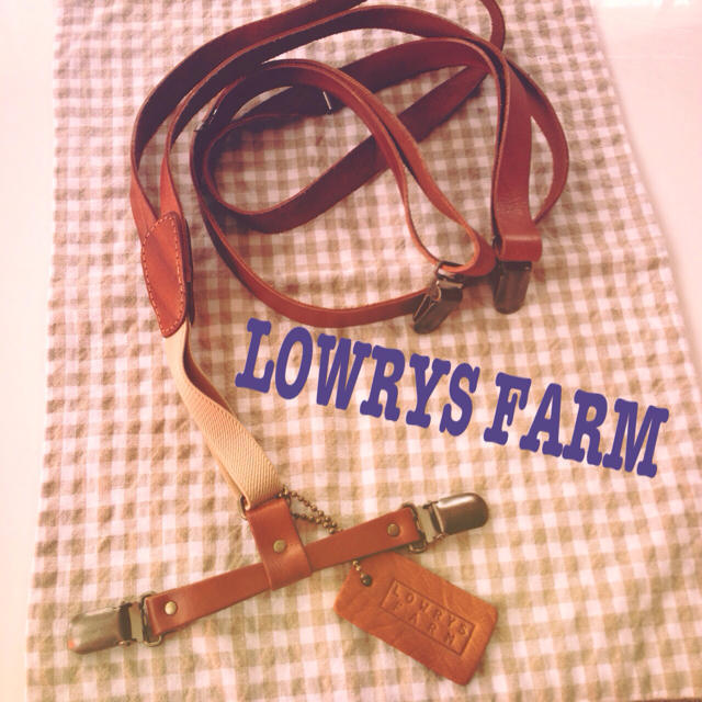 LOWRYS FARM(ローリーズファーム)の未使用＊サスペンダー レディースのファッション小物(ベルト)の商品写真