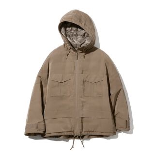 ホワイトマウンテニアリング(WHITE MOUNTAINEERING)のユニクロ White Mountaineering Mサイズ ベージュ(ダウンジャケット)