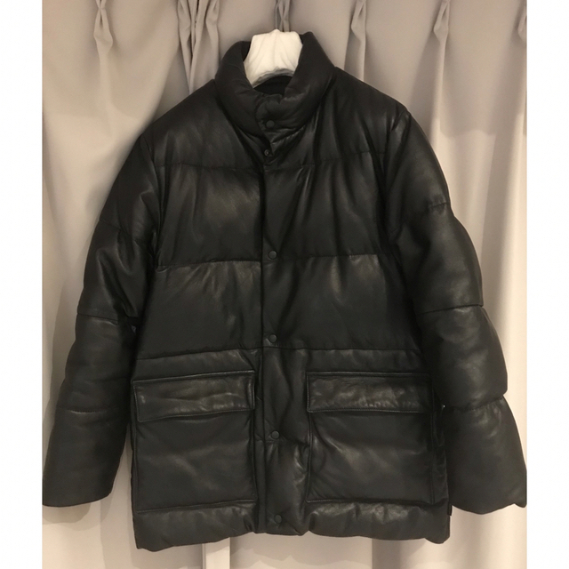 流行 MONCLER - モンクレール レザーダウン 黒タグ Moncler ダウン