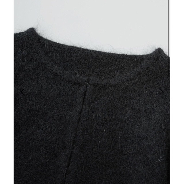 黒yo BIOTOP Lingerie/Wool mohair cardigan 4