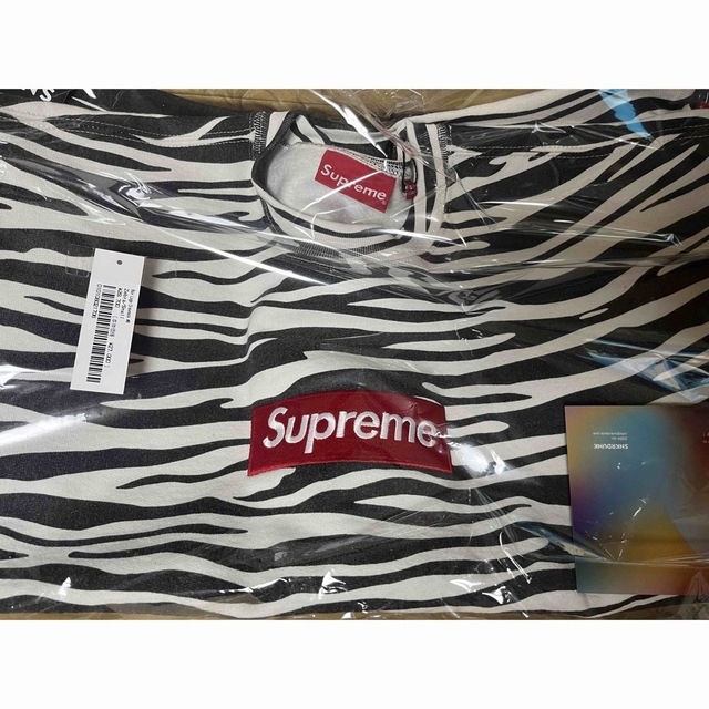 Supreme Box Logo Crewneck Zebra ゼブラ S 良質 lvwoodsandwaters.org