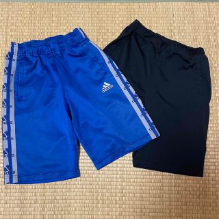 アディダス(adidas)のキッズ　半ズボン　140  2枚組　アディダス&ユニクロ　(パンツ/スパッツ)