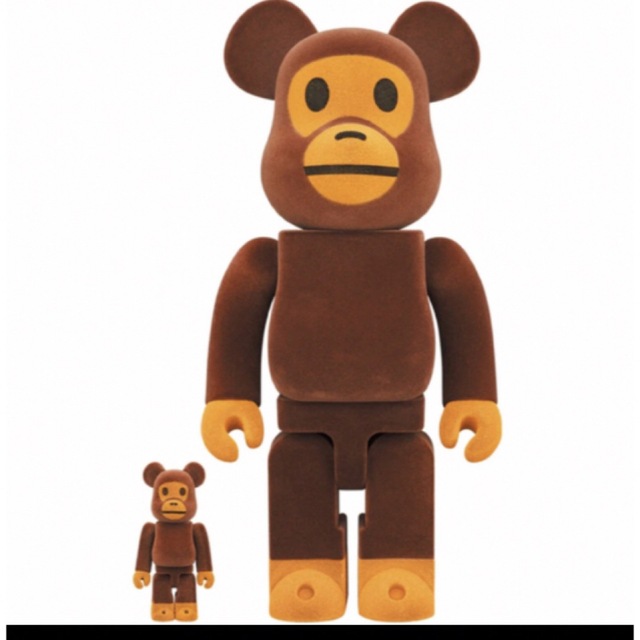 BE@RBRICK BABY MILO Flocky Ver 100％ 400％ハンドメイド