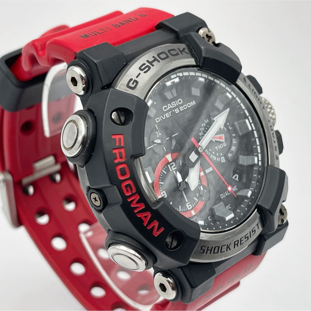 G-SHOCK - G-SHOCK フロッグマン GWF-A1000-1A4JF レッド ソーラーの ...