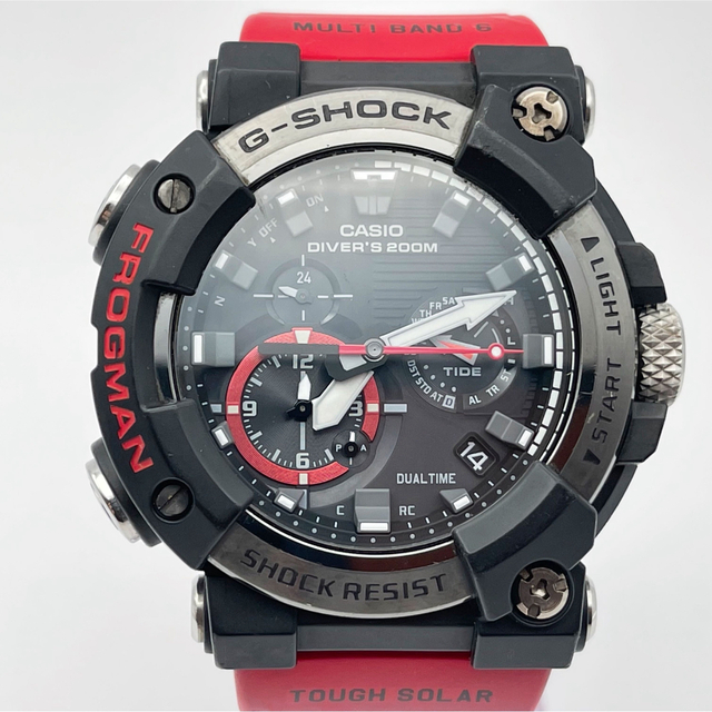 G-SHOCK フロッグマン GWF-A1000-1A4JF レッド ソーラー - 腕時計