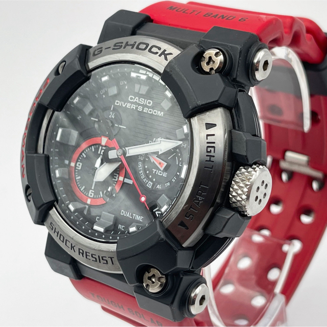 G-SHOCK - G-SHOCK フロッグマン GWF-A1000-1A4JF レッド ソーラーの ...