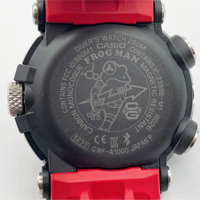 G-SHOCK(ジーショック)のG-SHOCK フロッグマン GWF-A1000-1A4JF レッド ソーラー メンズの時計(腕時計(アナログ))の商品写真