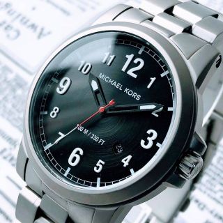 マイケルコース(Michael Kors) 時計(メンズ)(シルバー/銀色系)の通販