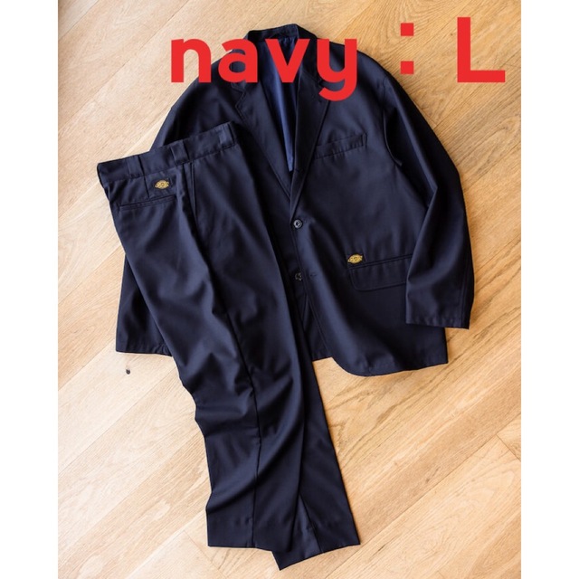 M Dickies tripster beams SUIT NAVY ネイビー-