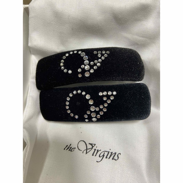 the virgins  bijou v velvet hair pin