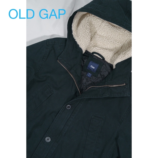 オールドギャップ　old GAP ナイロンコート　ネイビー　紺　ポケット　フード