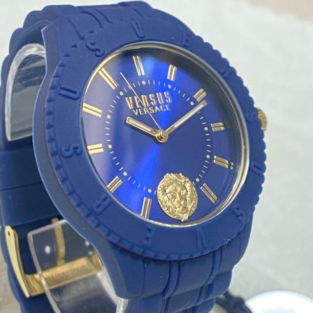 Gianni Versace - ブルーネイビー☆Versus Versaceヴェルサーチ腕時計 