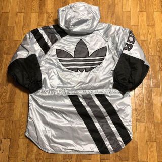 adidas - レア デッド 80s adidas ロング ジャケット シルバー