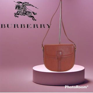 BURBERRY - バーバリーズ レザーショルダーバッグフォースロゴ 内側