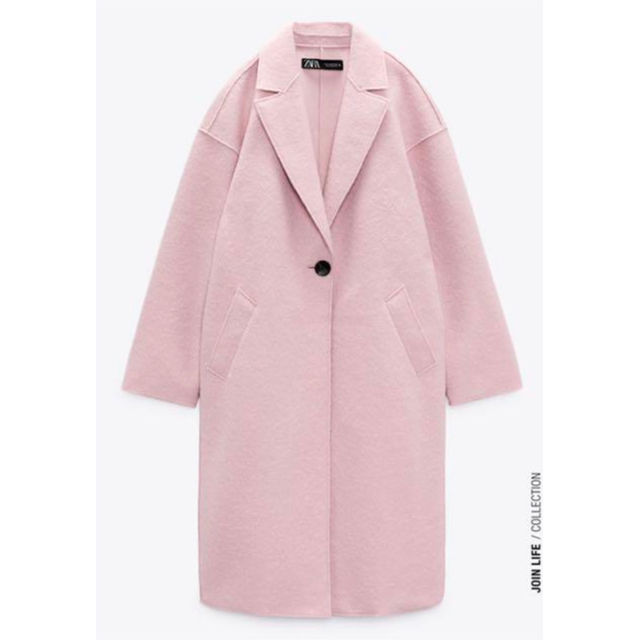 新品☆ZARA ザラ ダブルジャケット S Pink